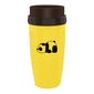 No Cover Twist Cup Panda Pattern Yellow