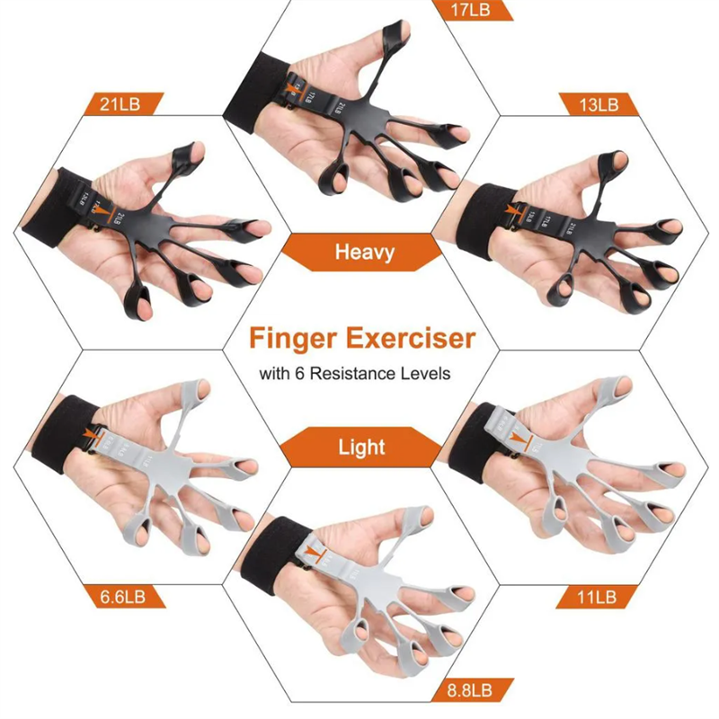 Black and Gray Finger Strength Trainer
