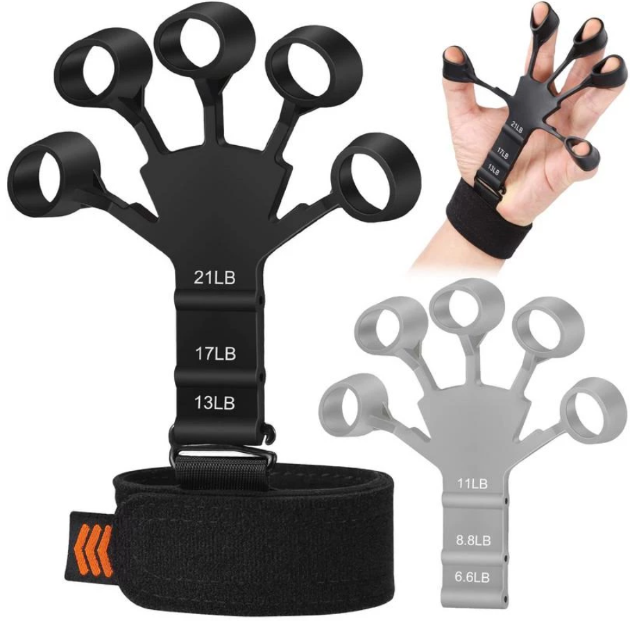 Black and Gray Finger Strength Trainer