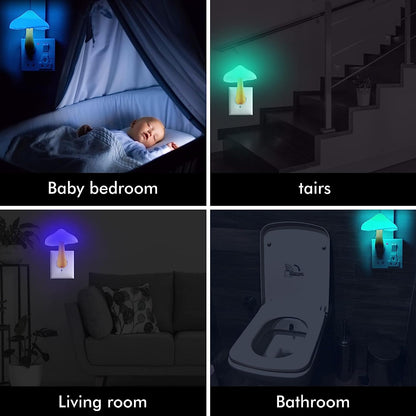 Mushroom Wall Socket Lamp