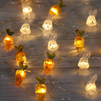  Rabbit and Radish String Lights