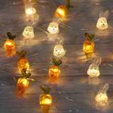  Rabbit and Radish String Lights